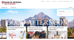 Desktop Screenshot of bankofarizona.com